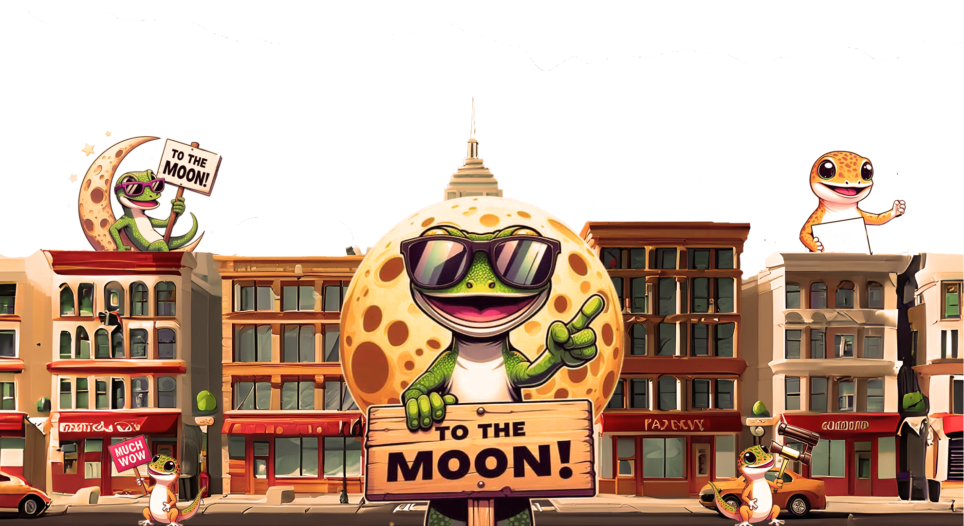 Pecko Town illustration